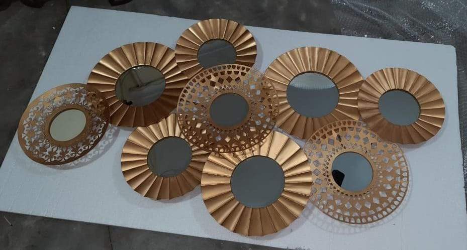 Circular mirrors 53*32-V Home Decor