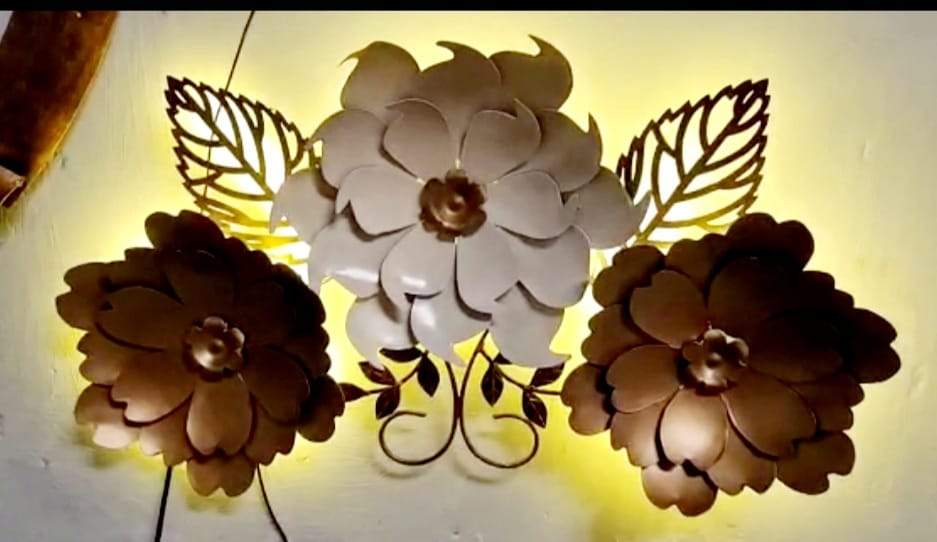 Flower Triplet wall decor 30*20-V Home Decor