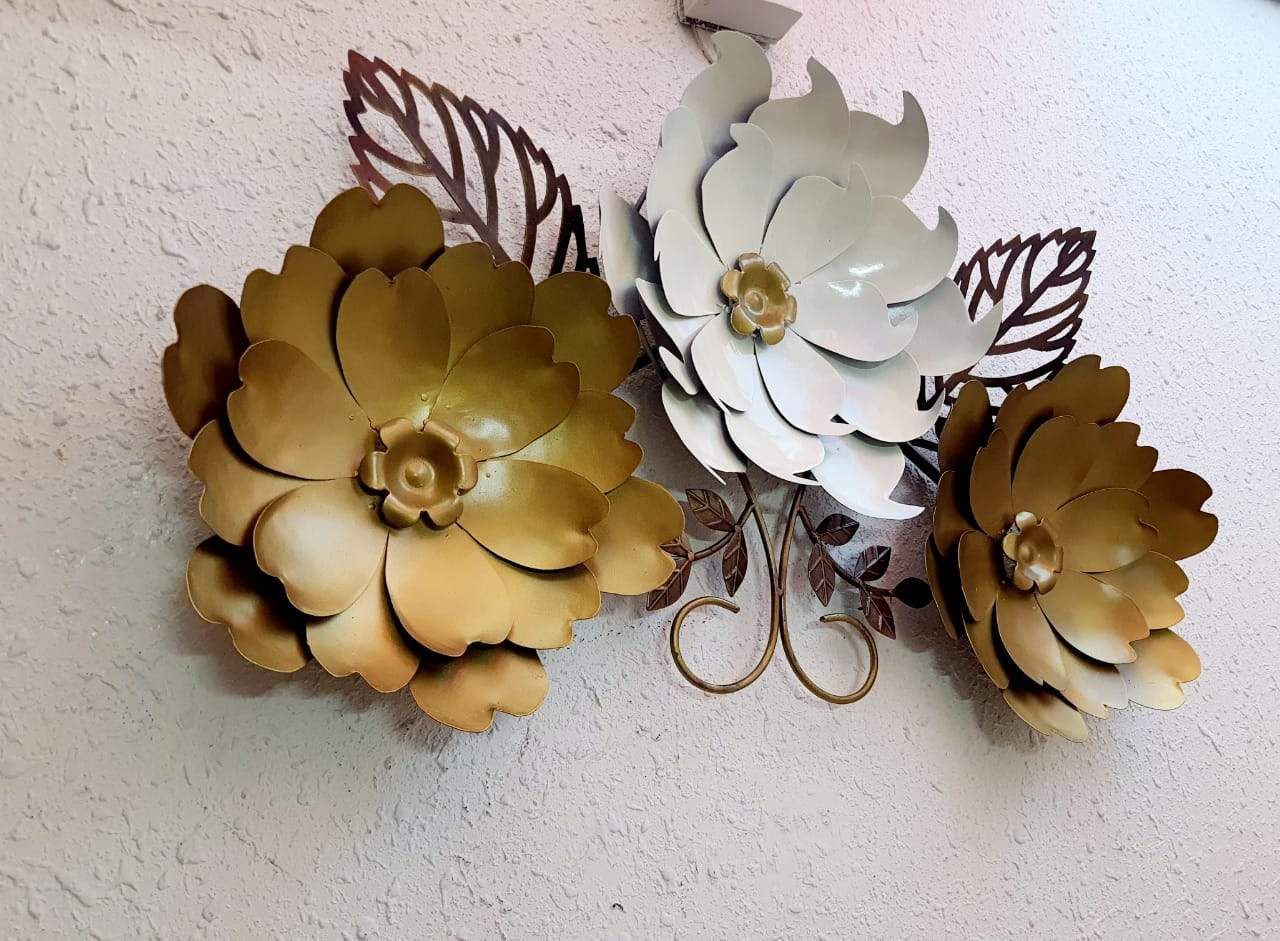 Flower Triplet wall decor 30*20-V Home Decor