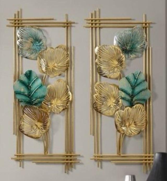 Leaf wall frame decor 34*15-V Home Decor
