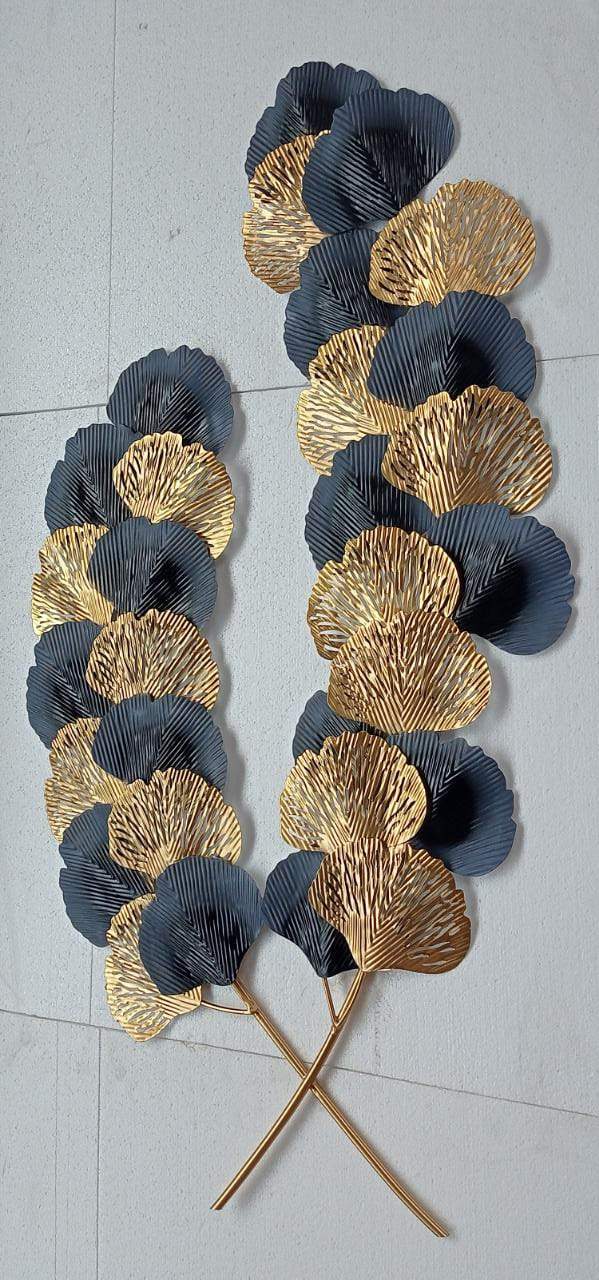 Ginkgo vertical Pair 48*25-V Home Decor