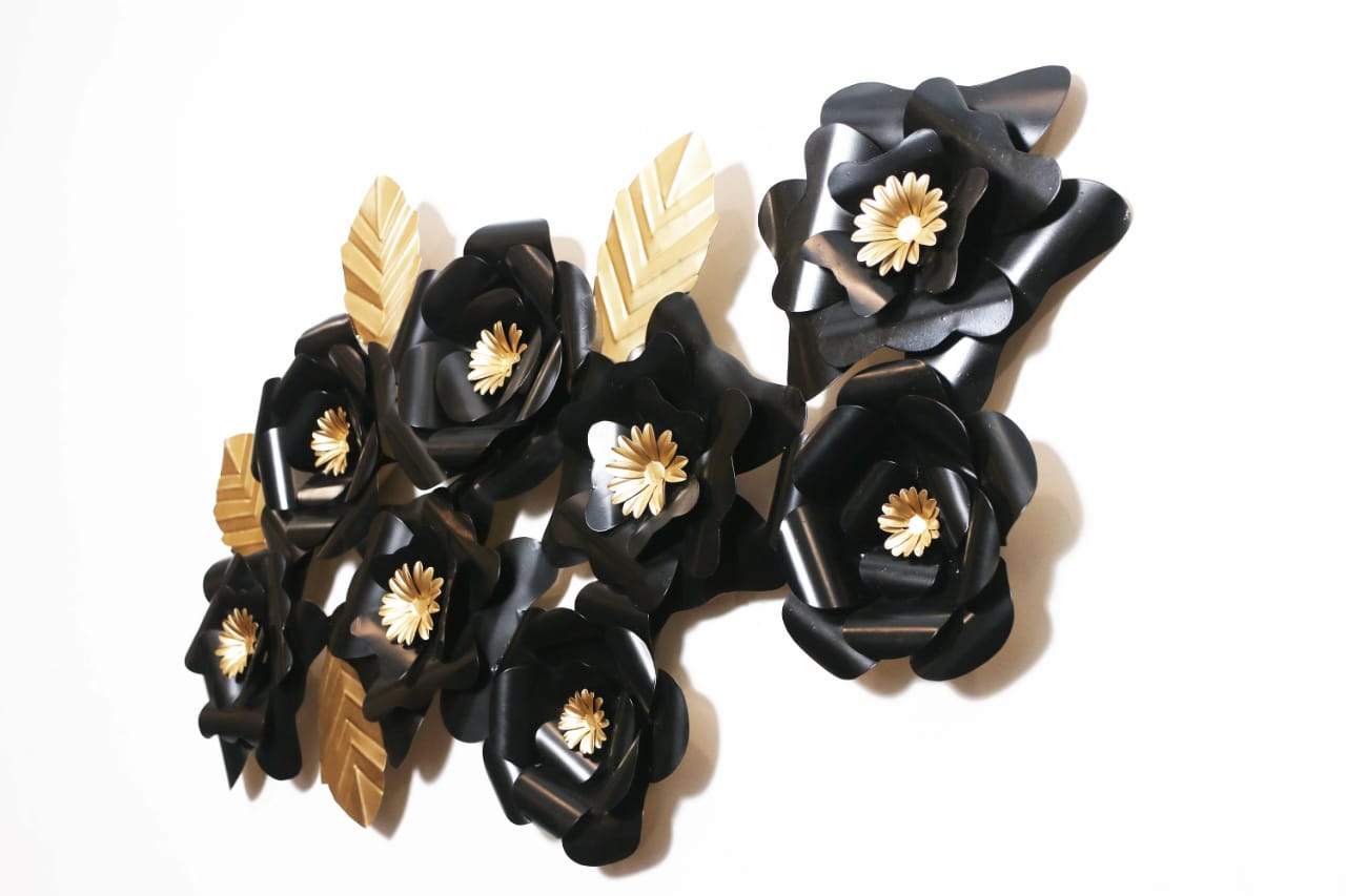 Black RoseFlower wall decor 48*24-V Home Decor