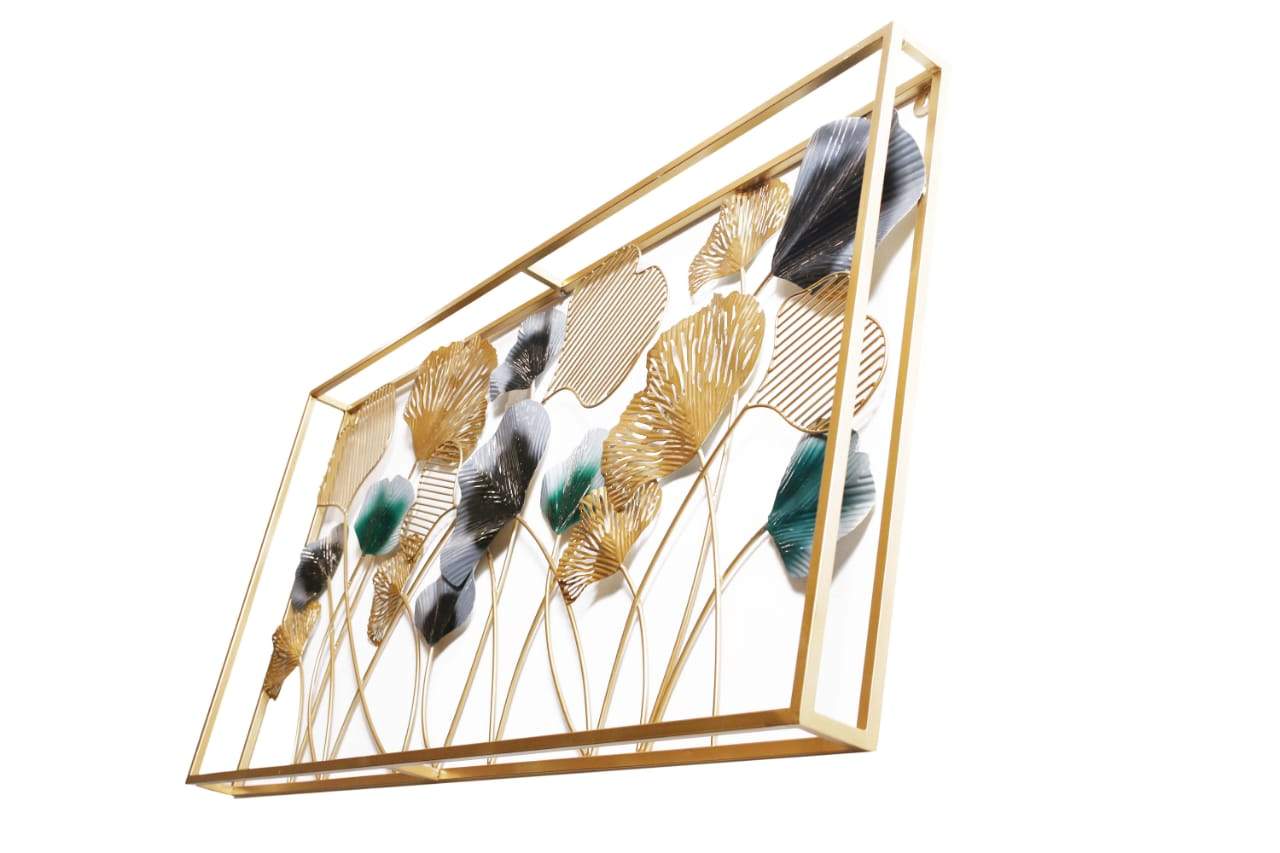 Double Pipe Ginkgo 48*24-V Home Decor