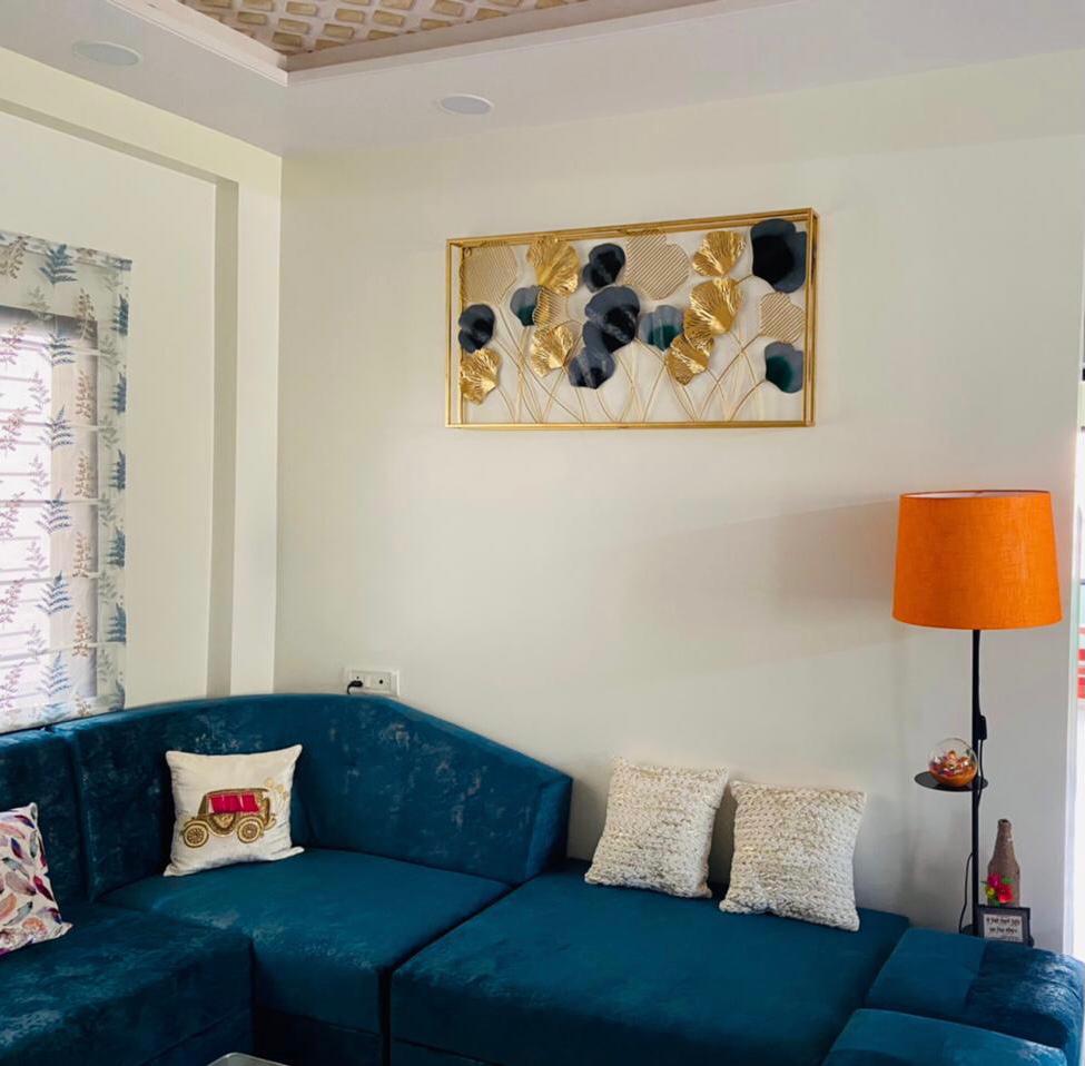 Double Pipe Ginkgo 48*24-V Home Decor