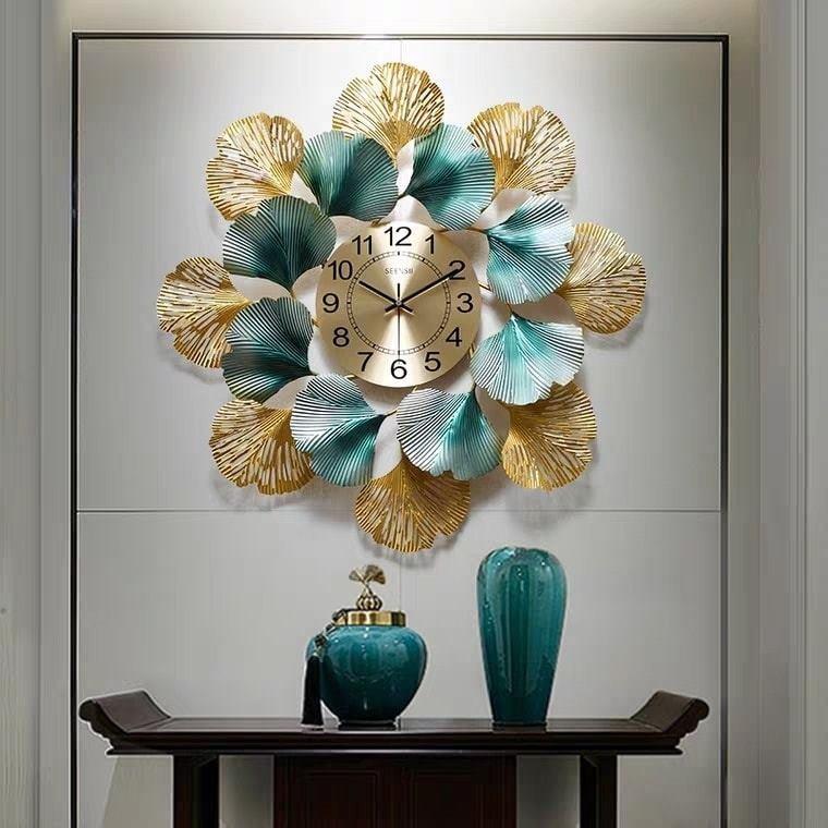 Ginkgo leaf Clock 24*23-V Home Decor