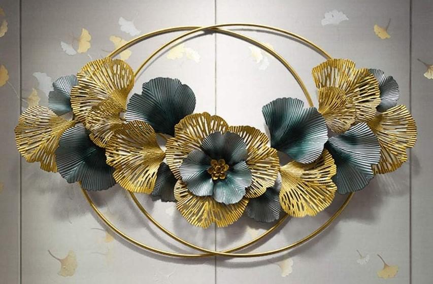 Dual Ring Flower 48*28-V Home Decor