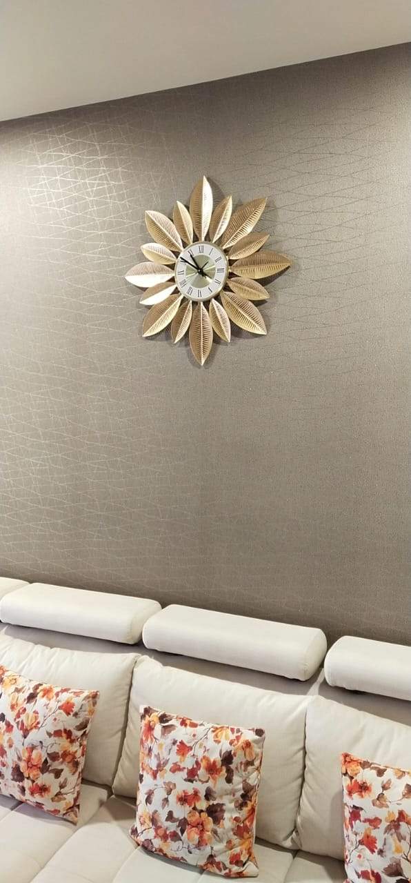 Leaf Clock 30*30-V Home Decor