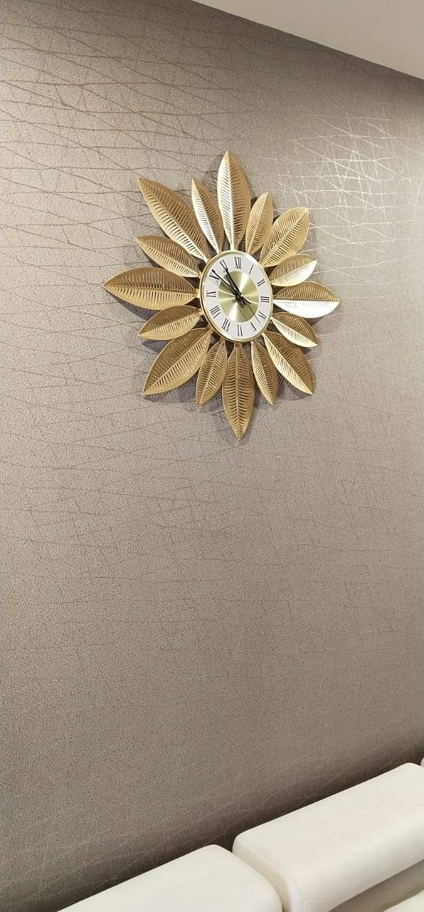 Leaf Clock 24*24-4-V Home Decor