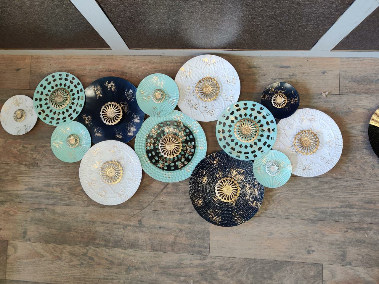 Circles wall decor 48*24-V Home Decor