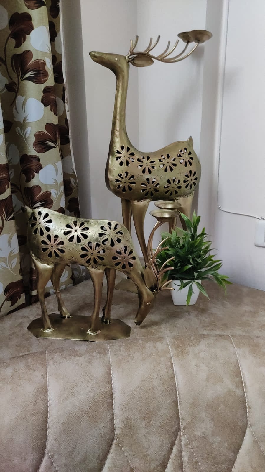 Deer Set T Light 28*13-V Home Decor