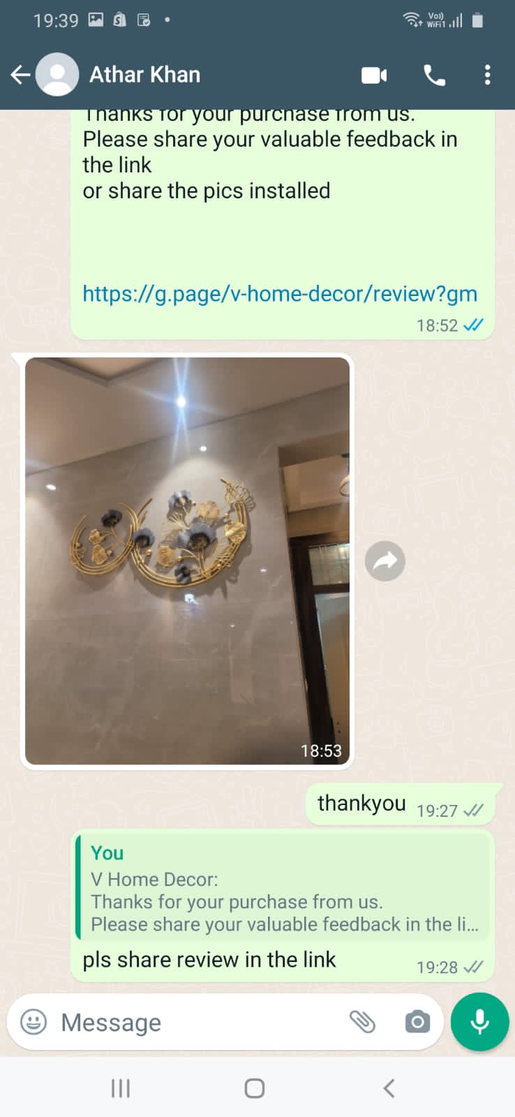 Double moon Ginkgo Ring 48*30-V Home Decor