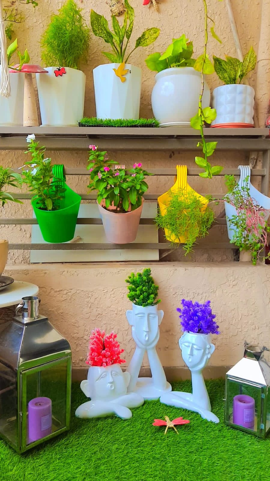 Polyresin Planter14*11*7-V Home Decor