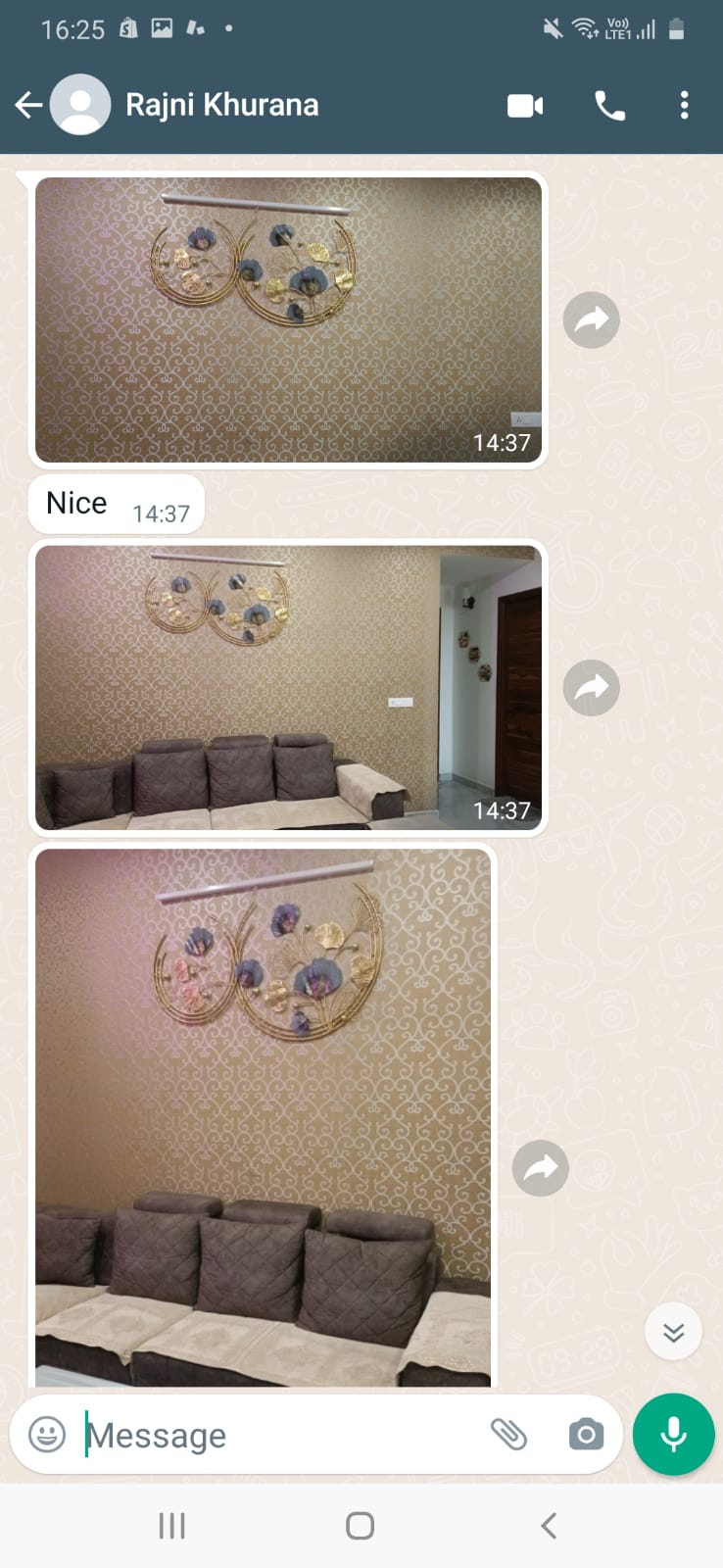 Double moon Ginkgo Ring 48*30-V Home Decor