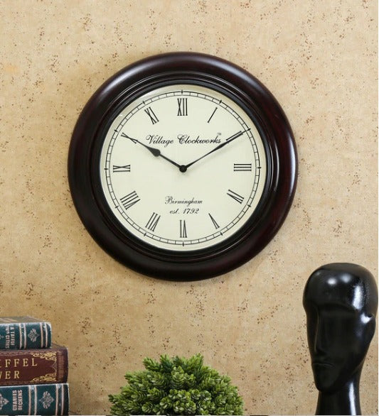 Wooden Wall Clock 18*18-17-V Home Decor