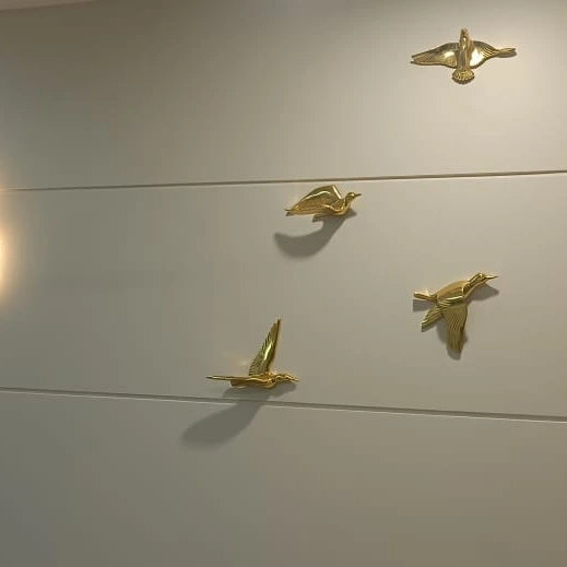 Aluminium Birds wall hanging 8*11-V Home Decor