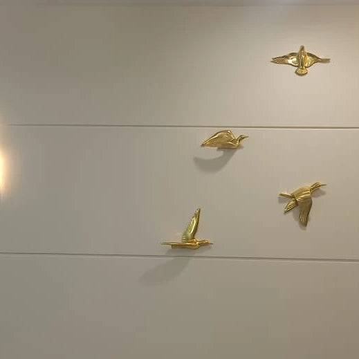 Aluminium Birds wall hanging 8*11-V Home Decor