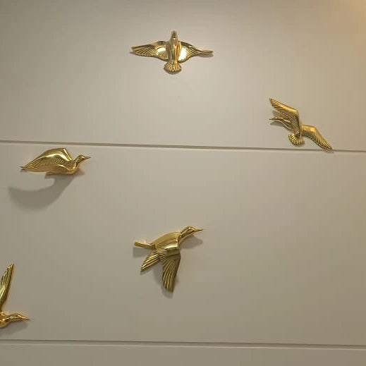 Aluminium Birds wall hanging 8*11-V Home Decor