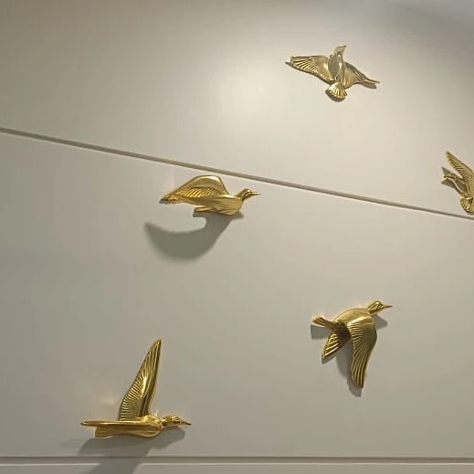 Aluminium Birds wall hanging 8*11-V Home Decor