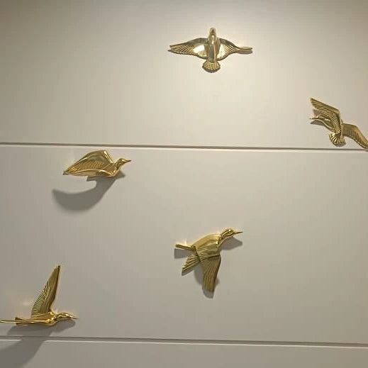 Aluminium Birds wall hanging 8*11-V Home Decor