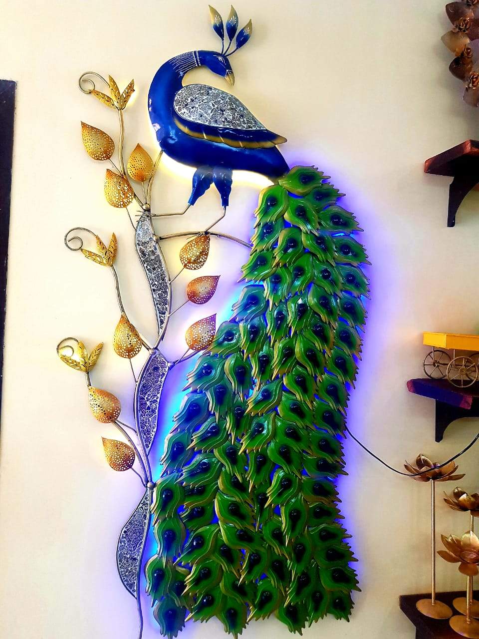 Peacock 36*60-V Home Decor