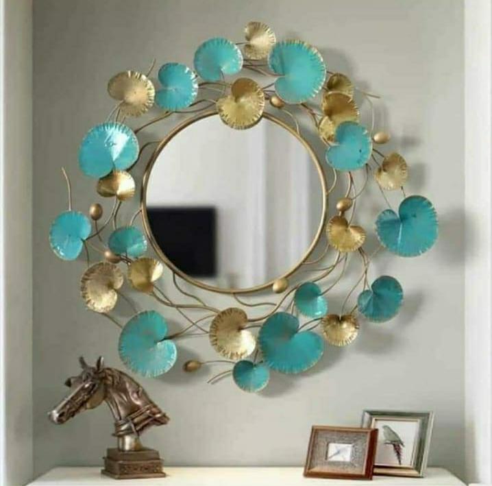 Lotus Leaf Mirror 32*33-V Home Decor