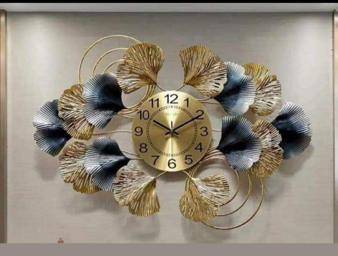 Ginkgo Ring Clock big 40*30-V Home Decor