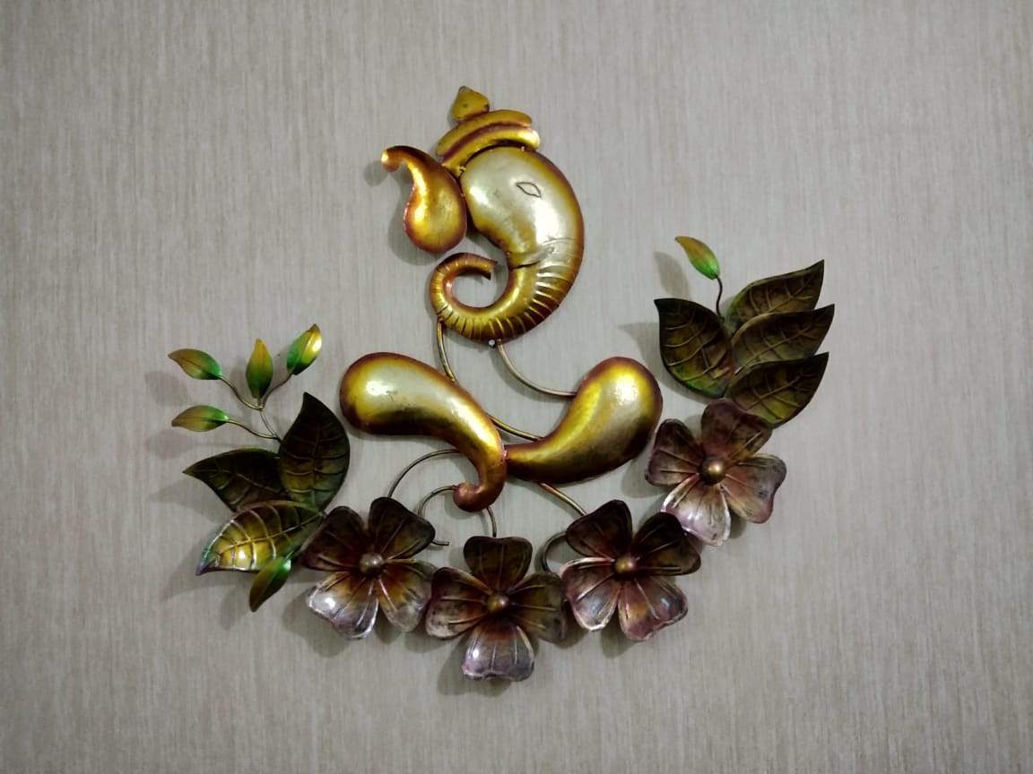 Ganesha flower 36*37-V Home Decor