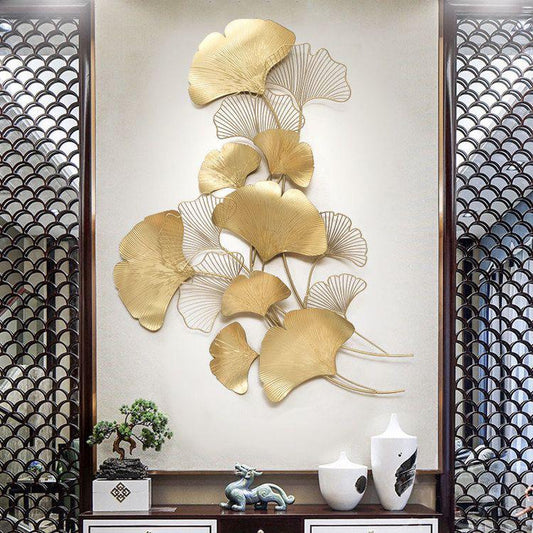 Golden White Ginkgo 12*36-V Home Decor