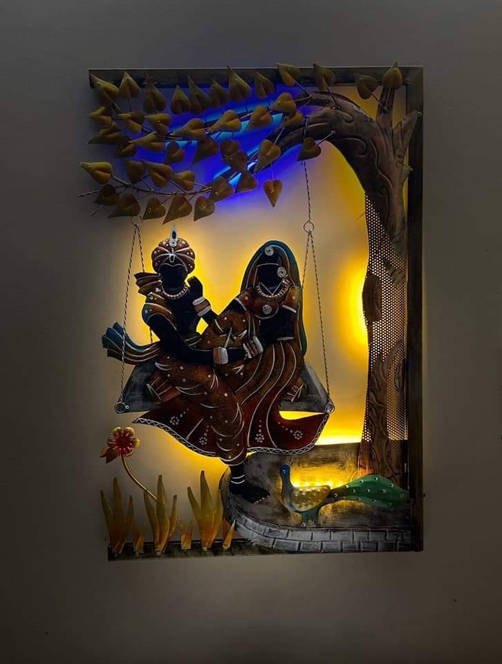 Radha Krishna jhula 21*32-V Home Decor
