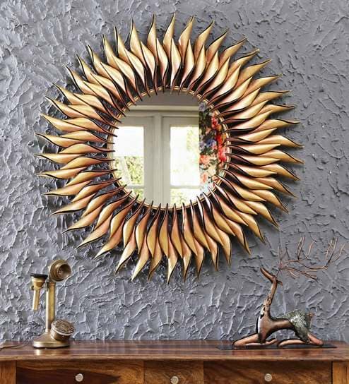 Sun mirror 36*36-V Home Decor