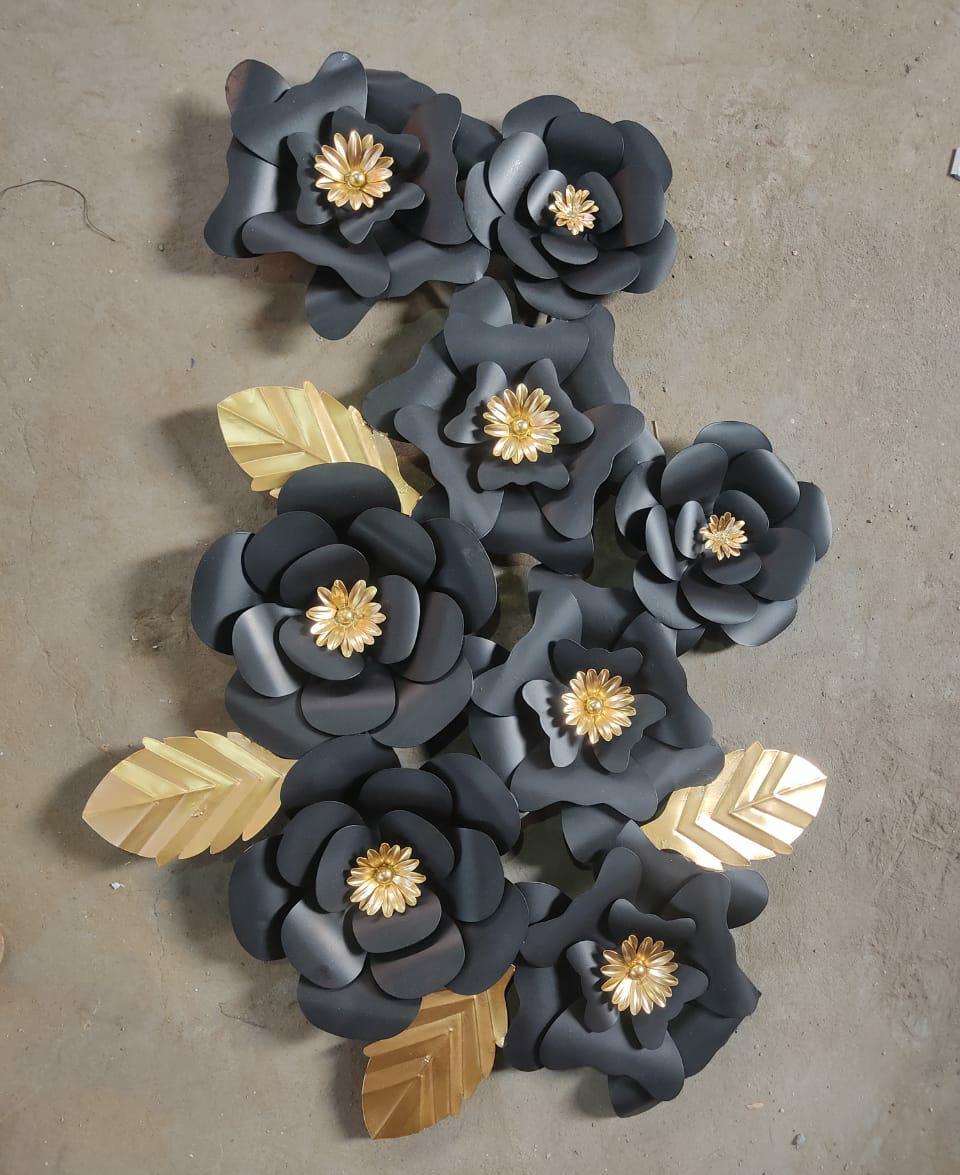 Black RoseFlower wall decor 48*24-V Home Decor