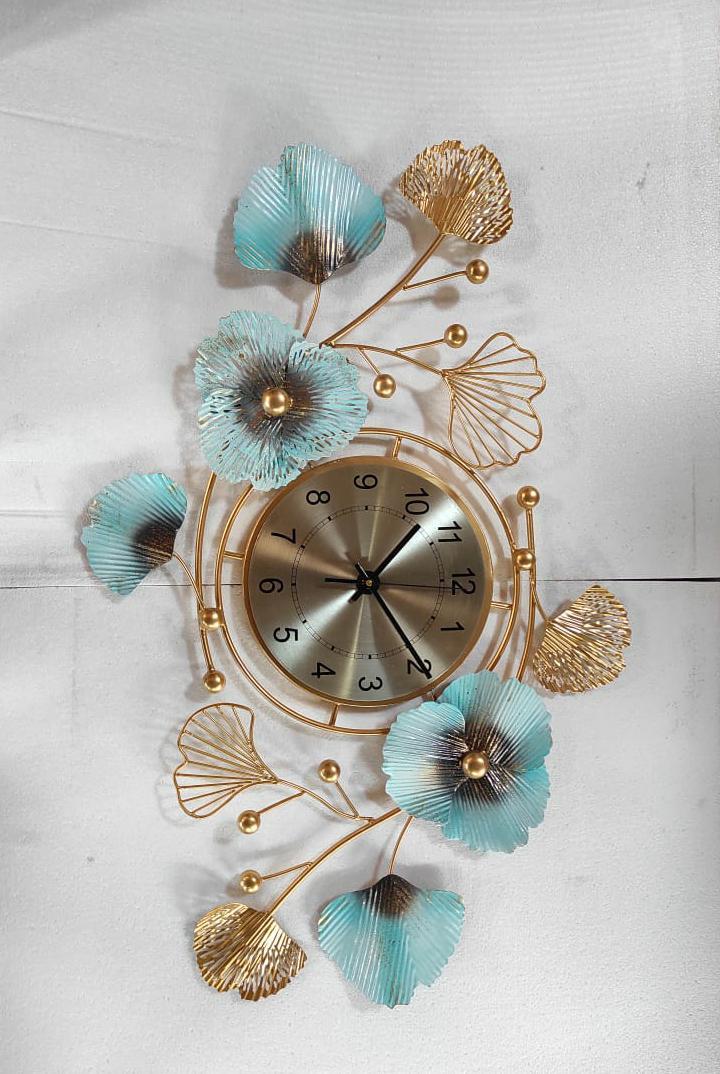 Ginkgo Clock 36*18-V Home Decor