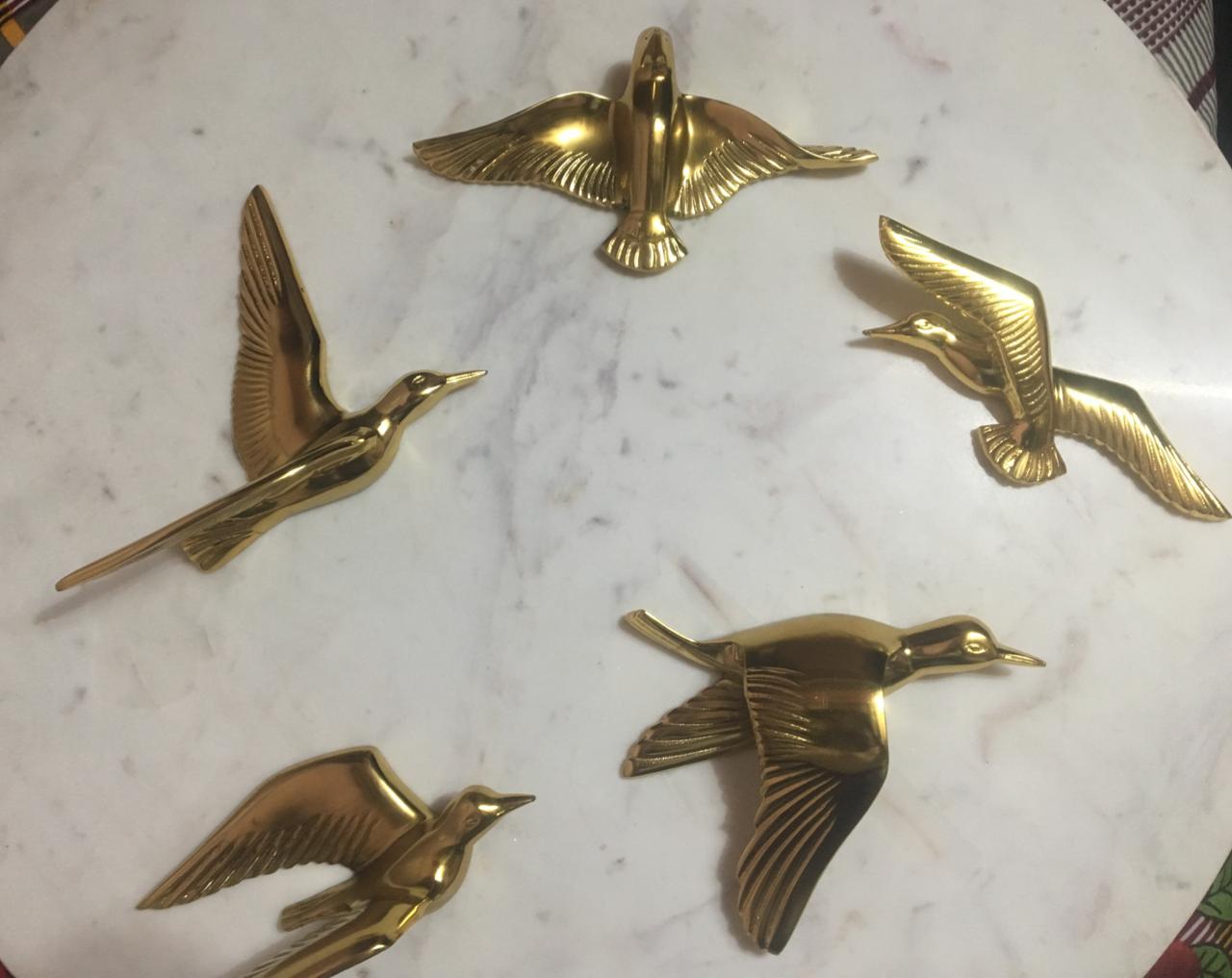 Aluminium Birds wall hanging 8*11-V Home Decor