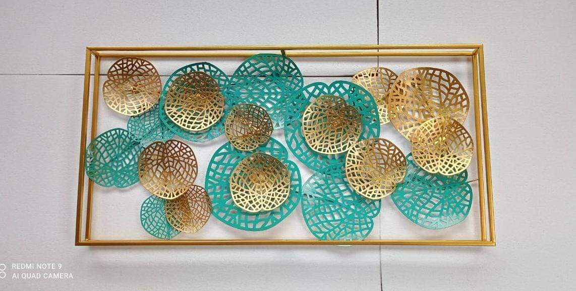 Lotus leaf wall art 48*24-V Home Decor