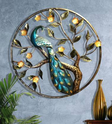 Ring flower Peacock 37*5*37-V Home Decor