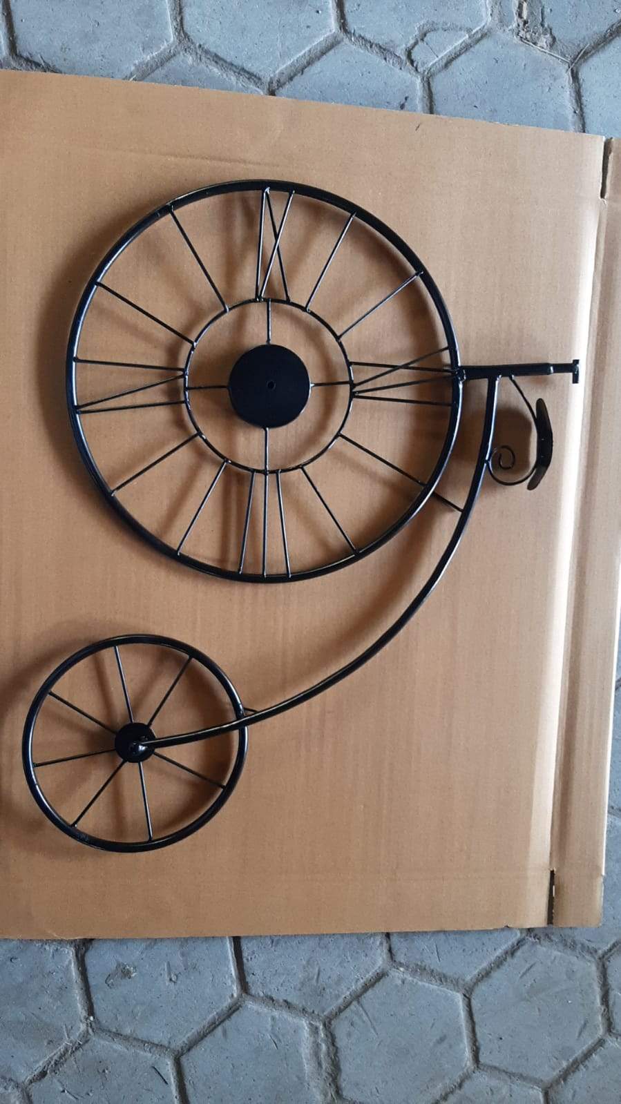 Cycle Wall Clock 36*42-V Home Decor