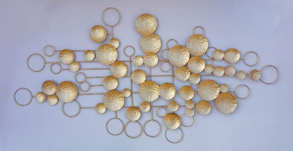 Golden bowl wall decor 30*60-V Home Decor