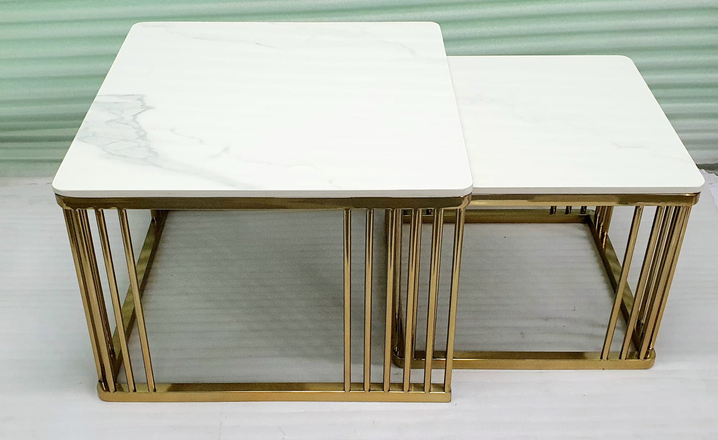 Stainless Steel Centre Table 26*26*18-V Home Decor