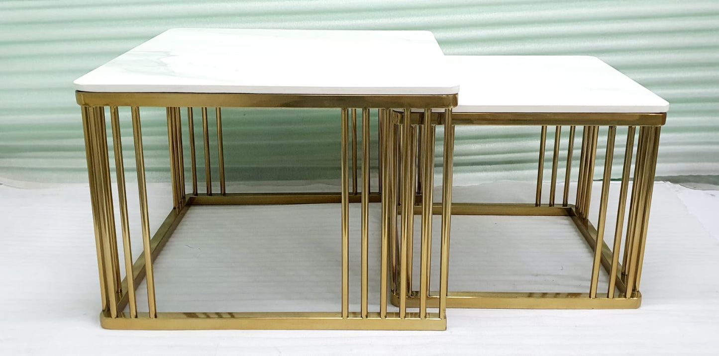 Stainless Steel Centre Table 26*26*18-V Home Decor