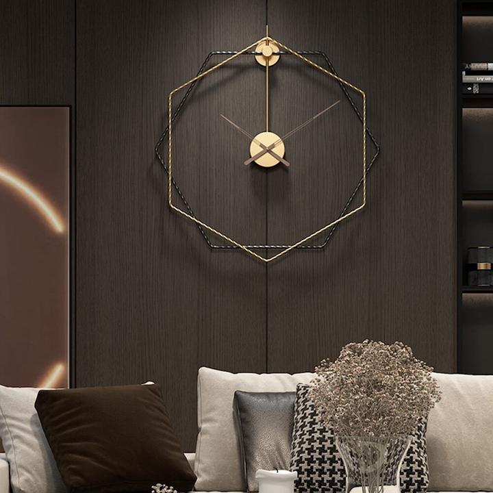 Hexagon Wall Clock 24*24-V Home Decor