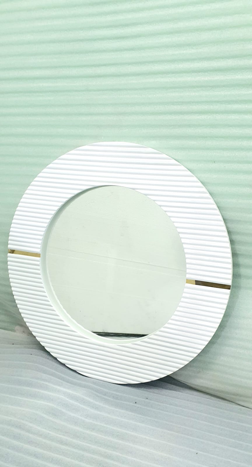 White Mirror 24*24-V Home Decor