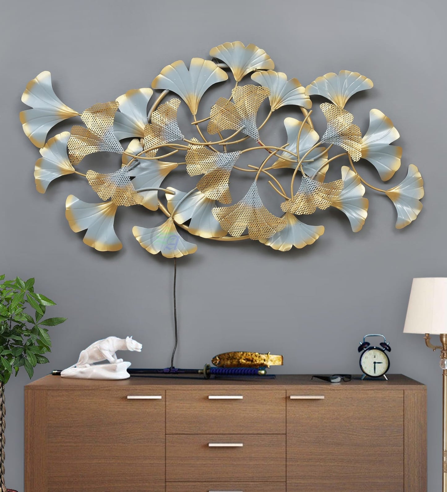 Ginkgo Golden Wall Decor 24*42-V Home Decor
