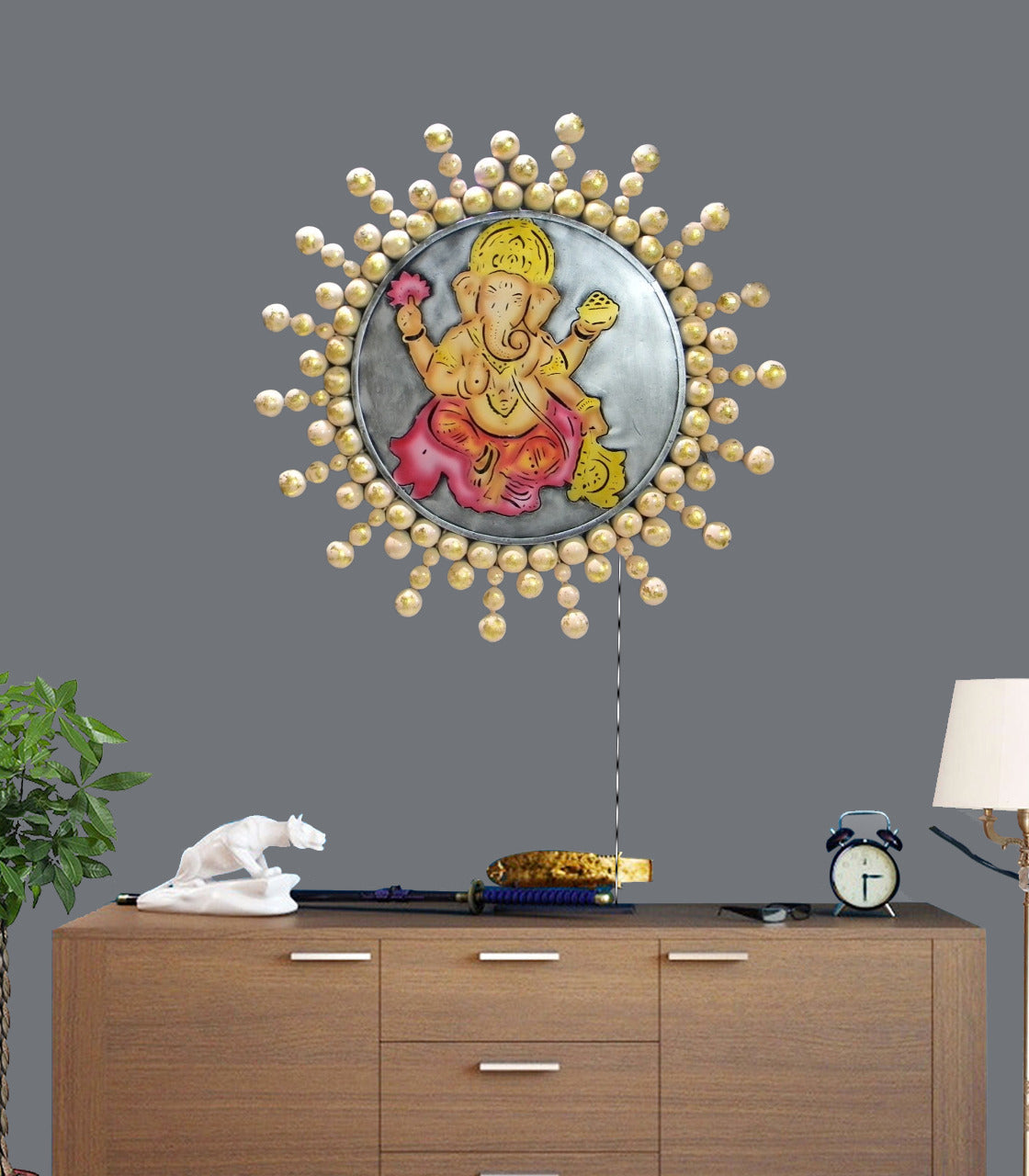 Shree Ganesh Wall Art 27*27-V Home Decor