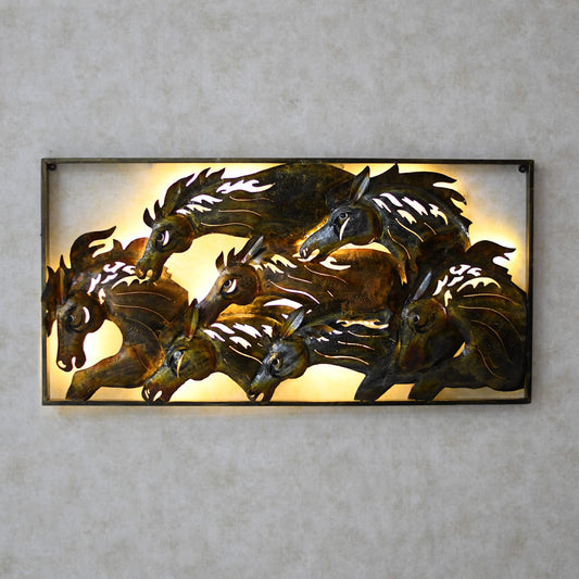 7 Running Horse Frame 22*46-V Home Decor