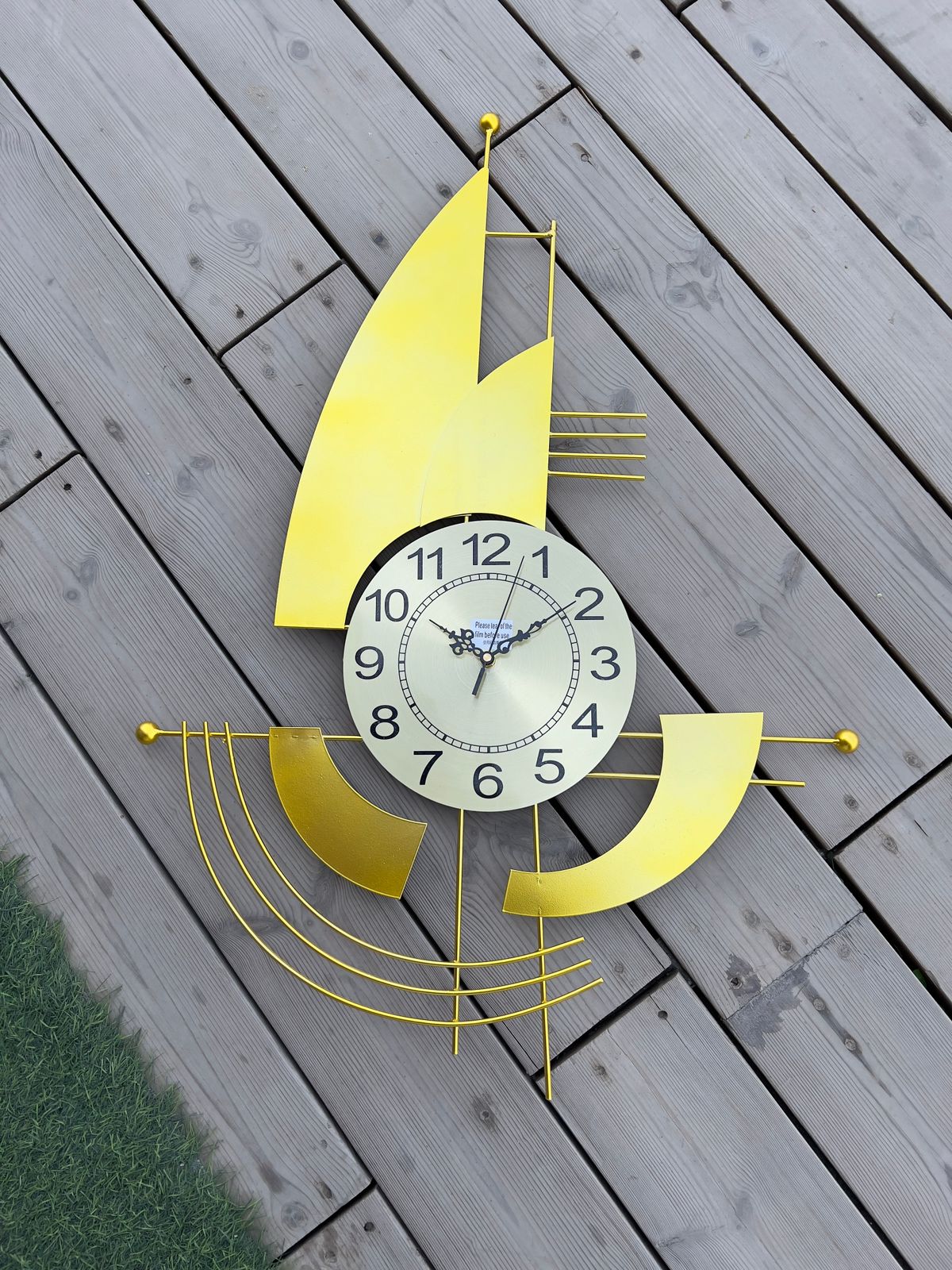 Ship Shape Clock 24*30-V Home Decor