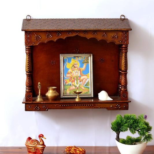 Wooden Mandir 16*6*19-V Home Decor