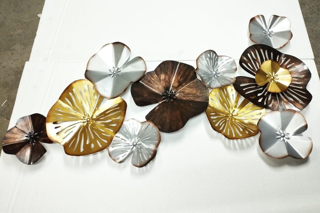 Gray Flower Wall Decor 26*48-V Home Decor