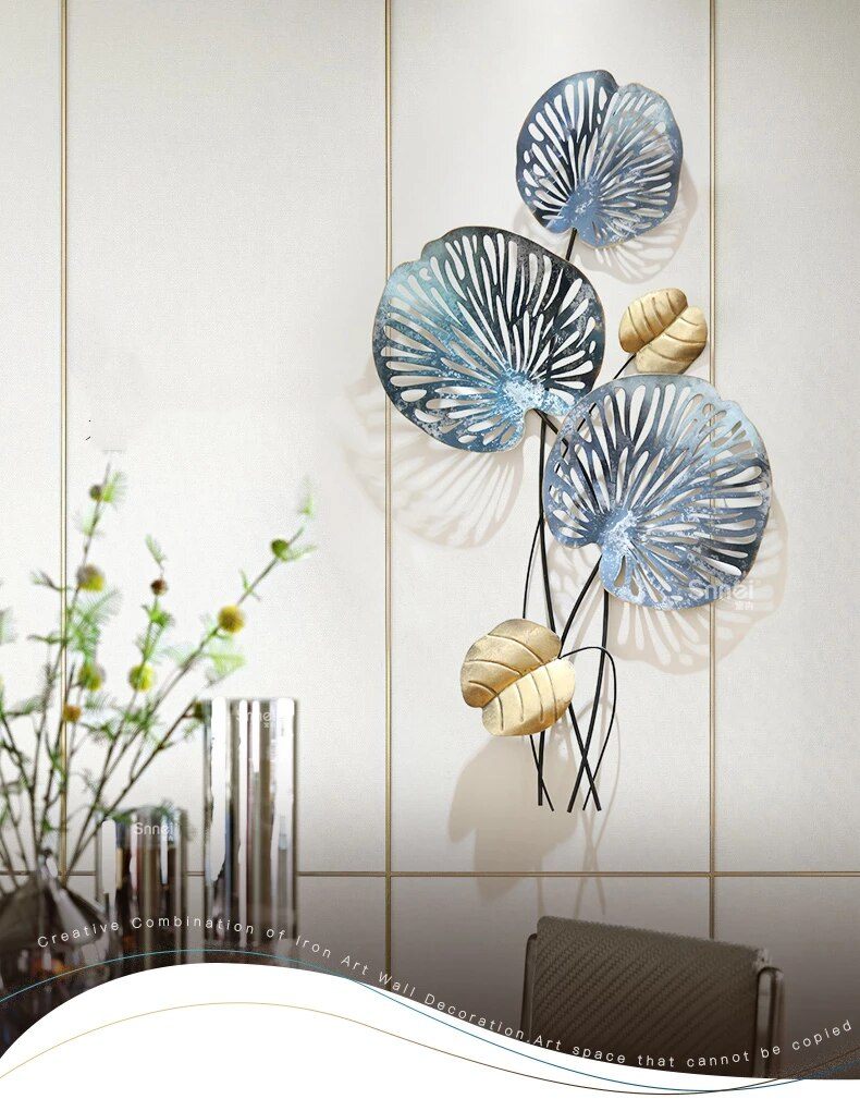 Vertical Lotus Leaf Set 22*37-V Home Decor