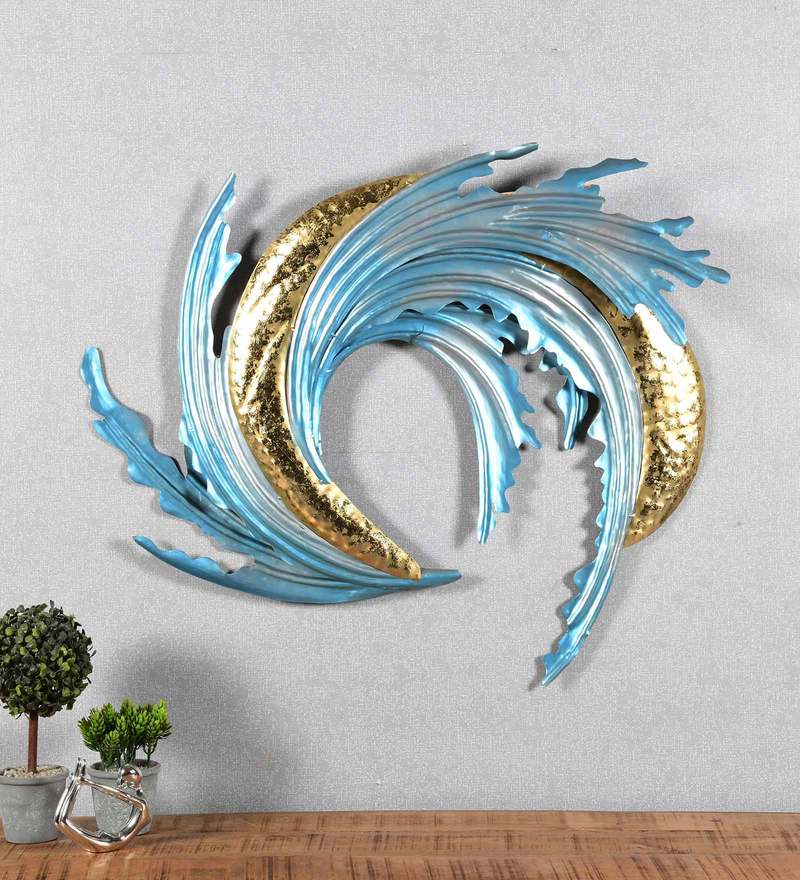 Wave Wall Decor 35.5*02*30-V Home Decor