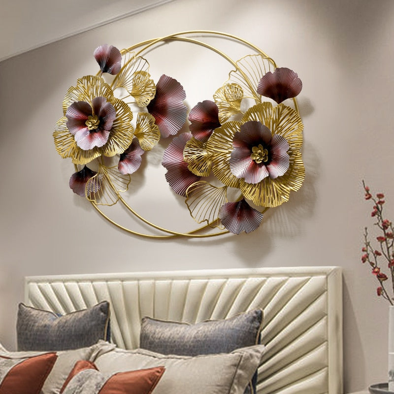 Double Ring Flowers 52*32-V Home Decor